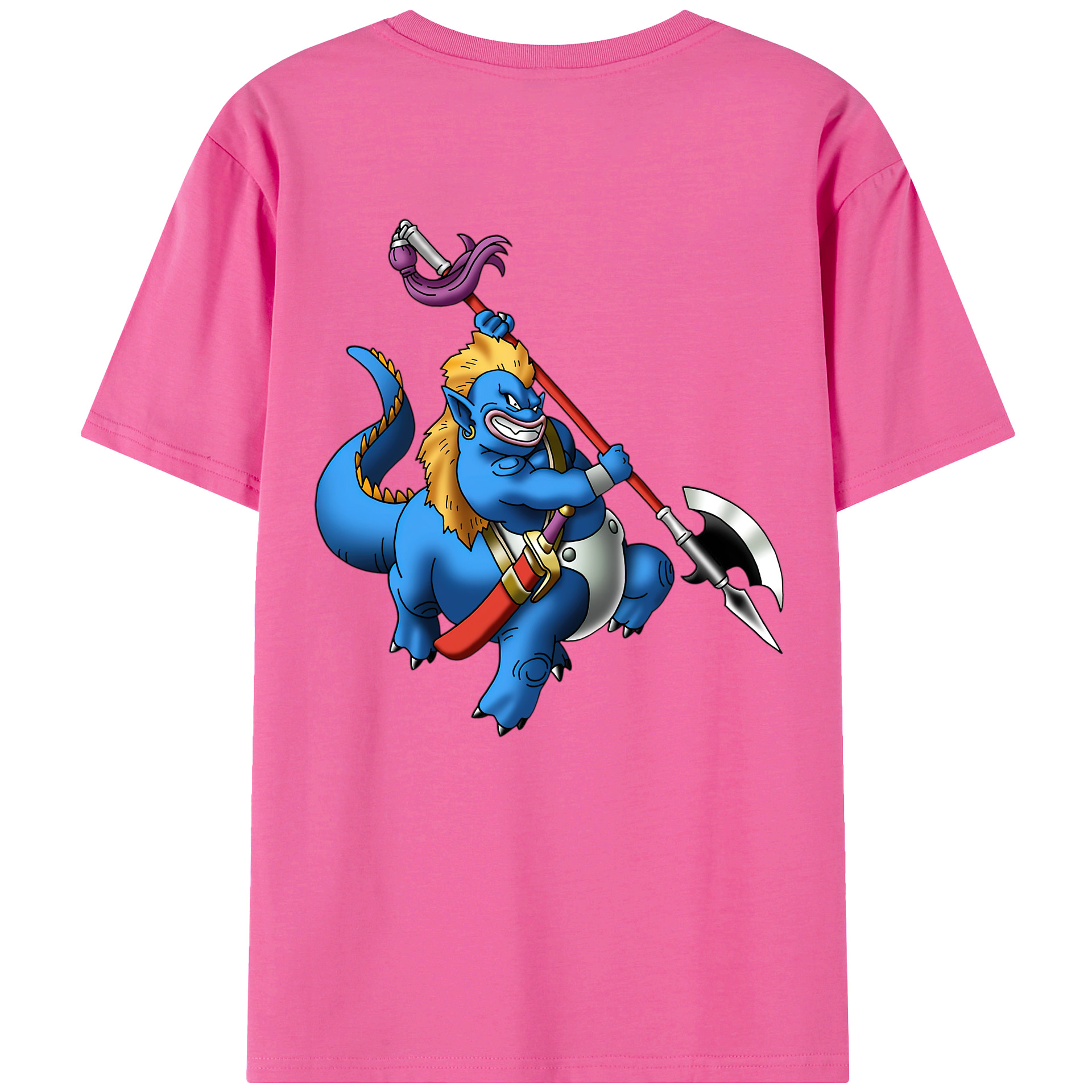 （画像用） ドラゴンクエスト Doragon Kuesuto Dragon Quest レディース半袖Tシャツ(バックプリント)